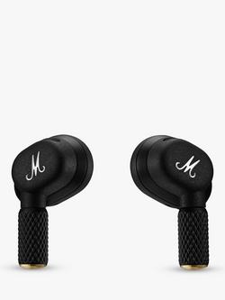 Marshall Motif II ANC Active Noise Cancelling True Wireless Bluetooth In-Ear Headphones with Mic/Remote - view 2, Black