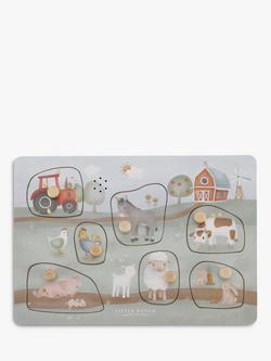 Little Dutch Little Farm Sound Puzzle, FSC-Certified Wood, Multi