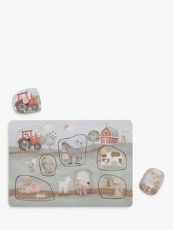 Little Dutch Little Farm Sound Puzzle, FSC-Certified Wood - view 2, Multi
