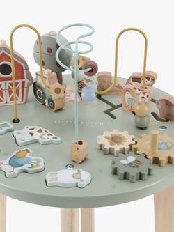 Little Dutch Little Farm Wooden Farm Activity Table - view 2, Multi