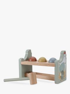 Little Dutch Little Farm Pounding Bench, FSC-Certified Wood