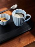 John Lewis Scalloped Speckled Stoneware Mug, 400ml