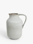 John Lewis Iver Reactive Glaze Stoneware Jug, 1.8L, Moonlight