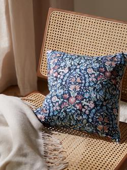 John Lewis Daisy Chain Cushion, Multi - view 2, Multi