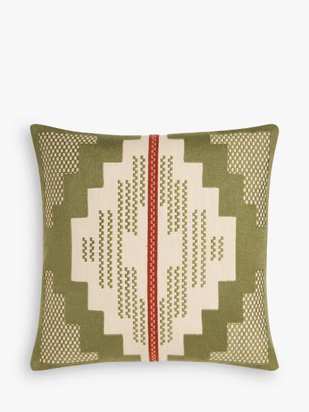 John Lewis Tulum Cushion, Avocado