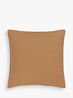 John Lewis Corded Square Cushion - view 2, Caramel