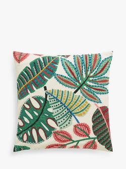 John Lewis Paradise Palms Cushion, Multi