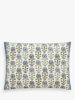 John Lewis Aria Cushion, Blue