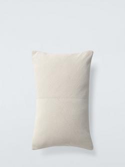 John Lewis Corded Rectangular Cushion, Greige