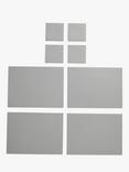 John Lewis Reversible Rectangular Faux Leather Placemat & Coaster, Set of 4