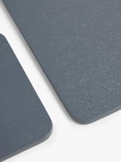 John Lewis Wood Veneer Placemats & Coasters, Set of 4 - view 2, Grey