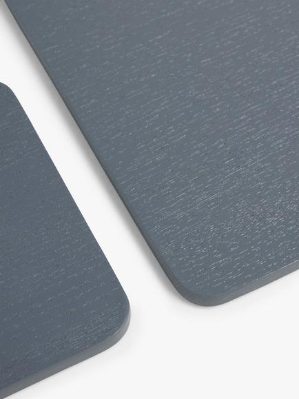 John Lewis Wood Veneer Placemats & Coasters, Set of 4 - view 2, Grey