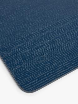 John Lewis ANYDAY Wood Effect Placemats, Set of 2 - view 2, Navy
