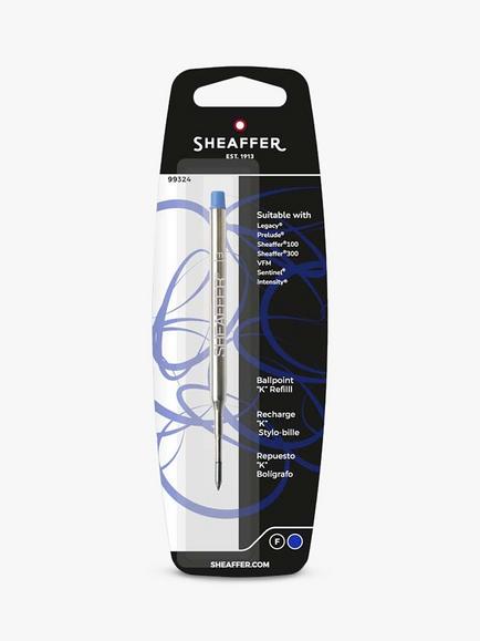 Sheaffer Fine K Ballpoint Pen Refill, Blue