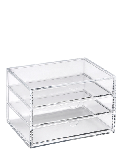 Osco Acrylic Desk Drawers, Clear, Clear