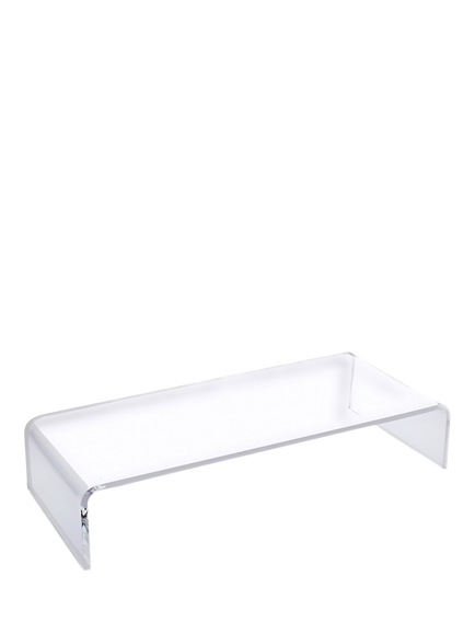 Osco Acrylic Monitor Stand, Clear, Clear