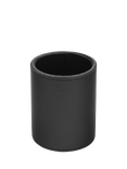 Osco Faux Leather Pen Pot, Black