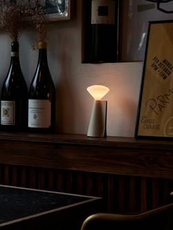 tala Mantle Rechargeable Table Lamp - view 2, Stone White