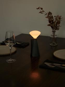 tala Mantle Rechargeable Table Lamp - view 2, Granite Black