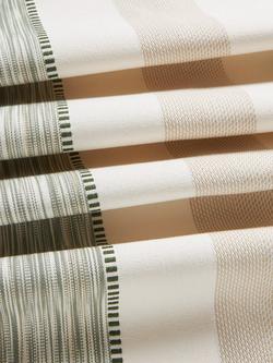 John Lewis Denver Stripe Furnishing Fabric - view 2, Myrtle Green
