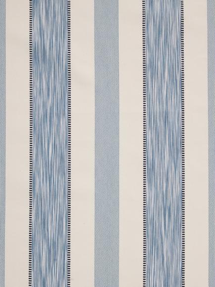 John Lewis Denver Stripe Furnishing Fabric, Lake Blue