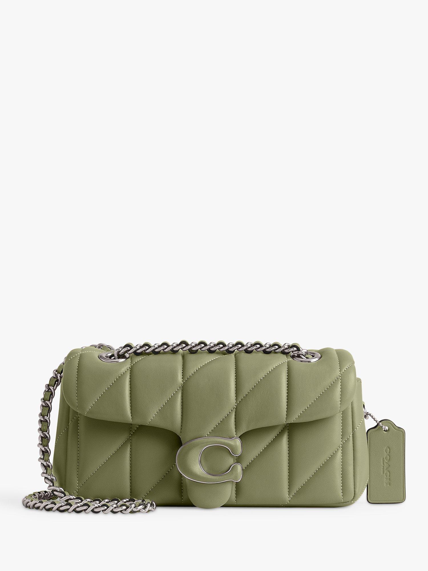 Coach Tabby 20 Quilted Leather Chain Strap Cross Body Bag
