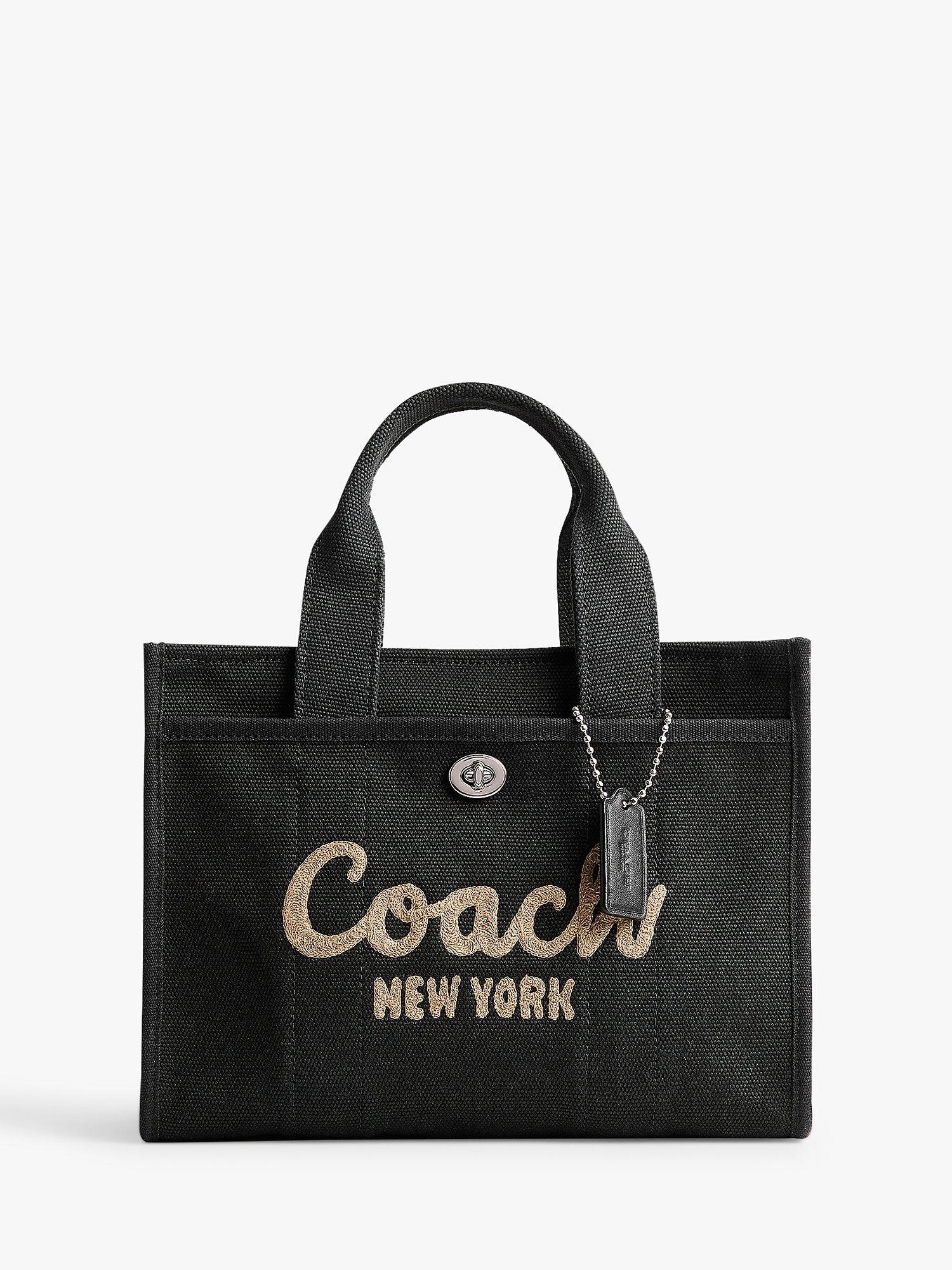 Coach black tote bag hotsell