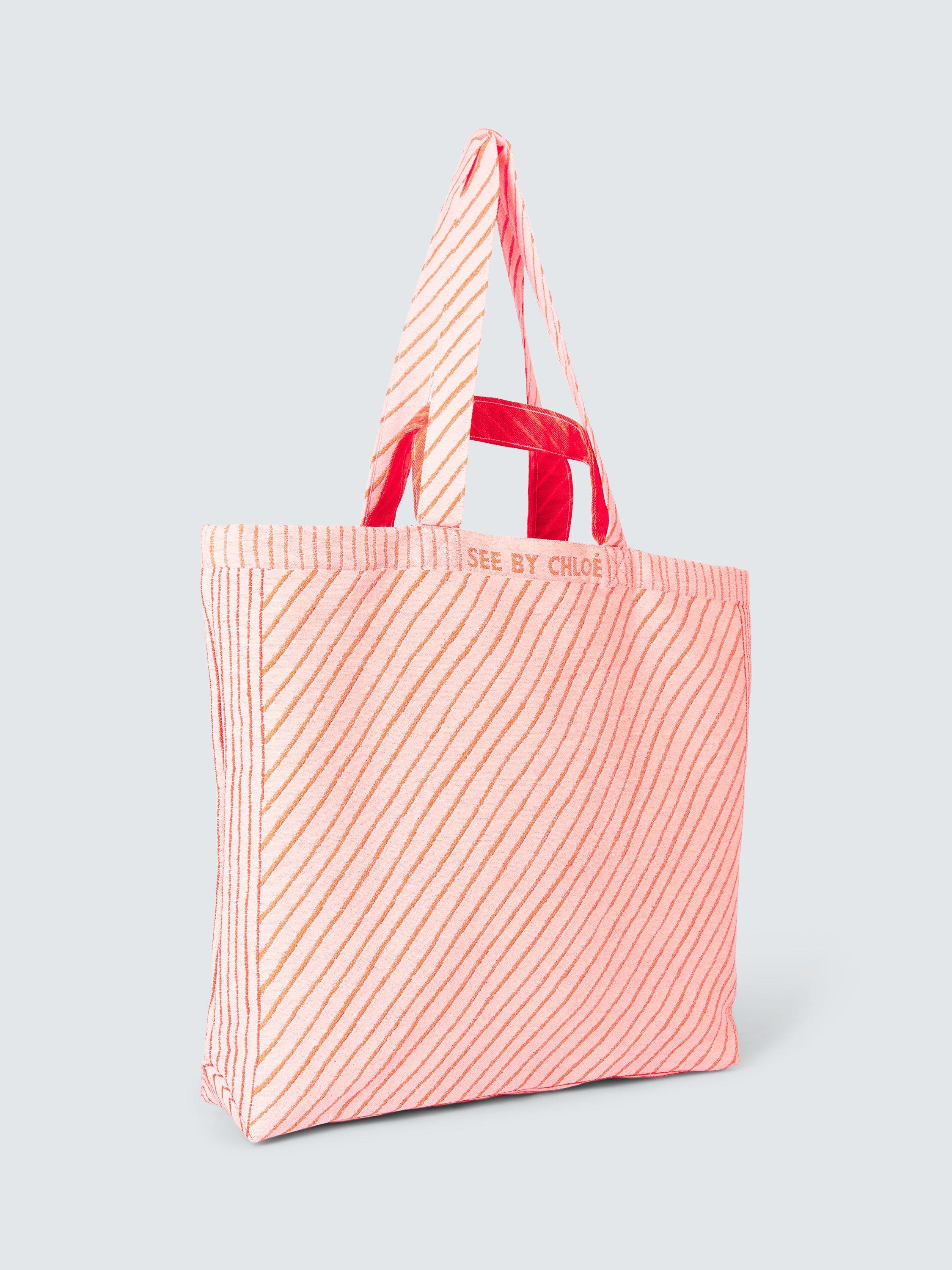 See By Chloe What Happens in Paris Stays in Paris Tote Bag Cement Beige