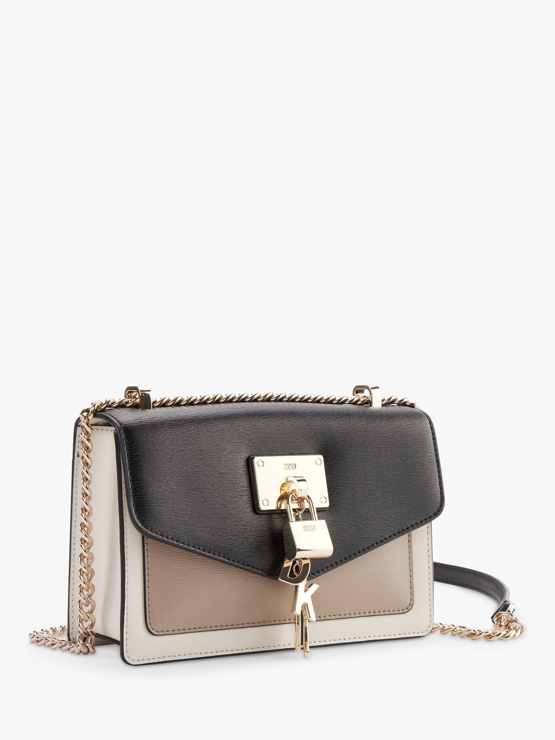 DKNY Elissa Pebble Leather Cross Body Bag Pebble Multi