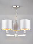 John Lewis Greta 3 Arm Pendant Ceiling Light, Ivory