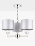 John Lewis Greta 3 Arm Pendant Ceiling Light, Ivory