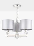 John Lewis Greta 3 Arm Pendant Ceiling Light, Ivory