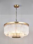 John Lewis Lexton XL Pendant Ceiling Light, Matte Antique Brass
