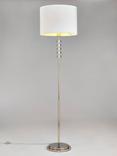 John Lewis Greta Cut Glass Floor Lamp, Dove Grey