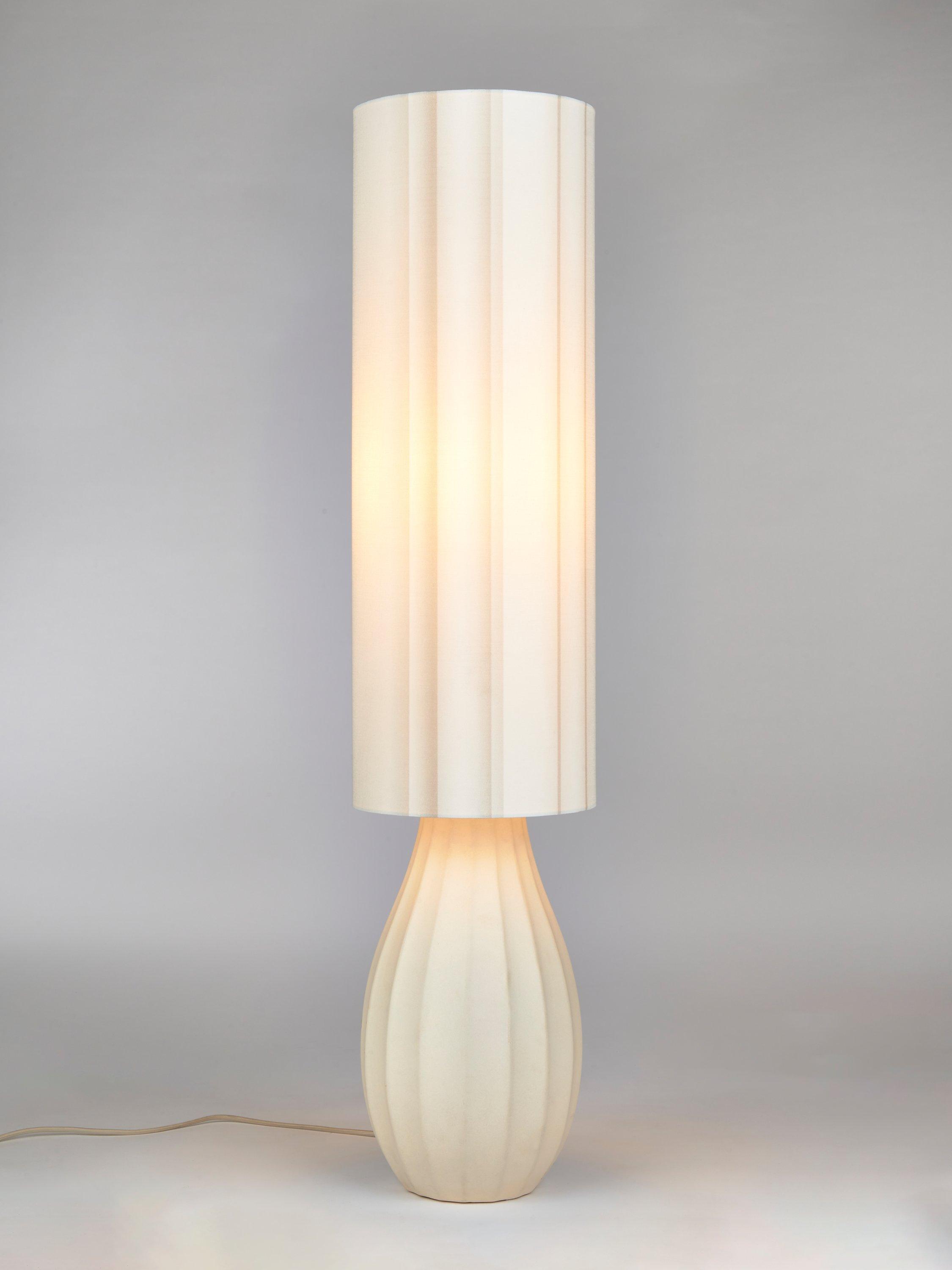 John Lewis Notton Facet Floor Lamp, Distressed Concrete