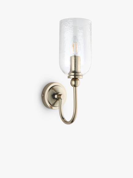 John Lewis Chalice Wall Light, Warm Brushed Brass - view 2, Warm Brushed Brass