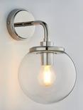 John Lewis Park Globe Glass Dimmable Wall Light