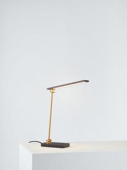 John Lewis Notary Task Desk Lamp, Black, Black