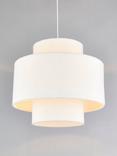 John Lewis Boucle Layered Ceiling Lampshade