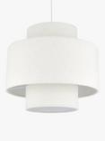 John Lewis Boucle Layered Ceiling Lampshade