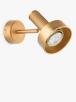 John Lewis Leighton Wall/Ceiling Light, Warm Antique Brass - view 2, Warm Antique Brass