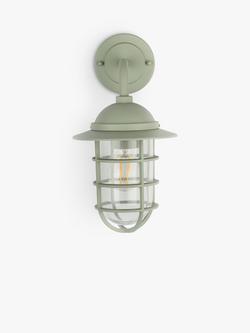 John Lewis Mission Outdoor Wall Light - view 2, Sage