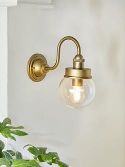John Lewis Homestead Outdoor Wall Light, Dark Antique Brass - view 2, Dark Antique Brass