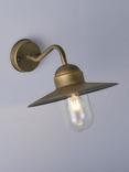 John Lewis Hayle Outdoor Wall Light, Gold