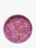 Sara Miller Haveli Garden Deep Steel Tray, Pink/Multi