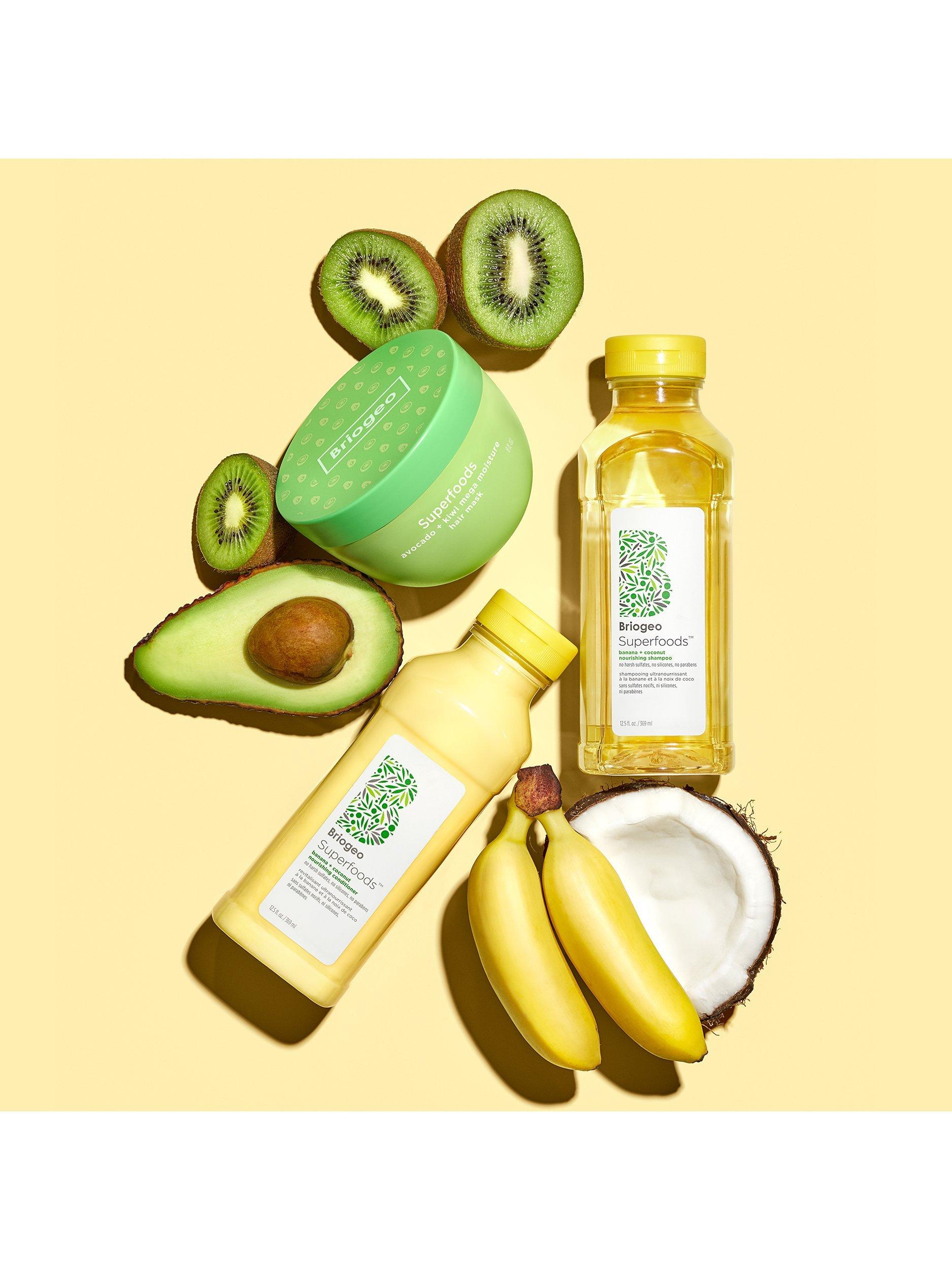 Product image 8 of 11, which shows Briogeo Superfoods™ Banana + Coconut Nourishing Shampoo + Conditioner Duo