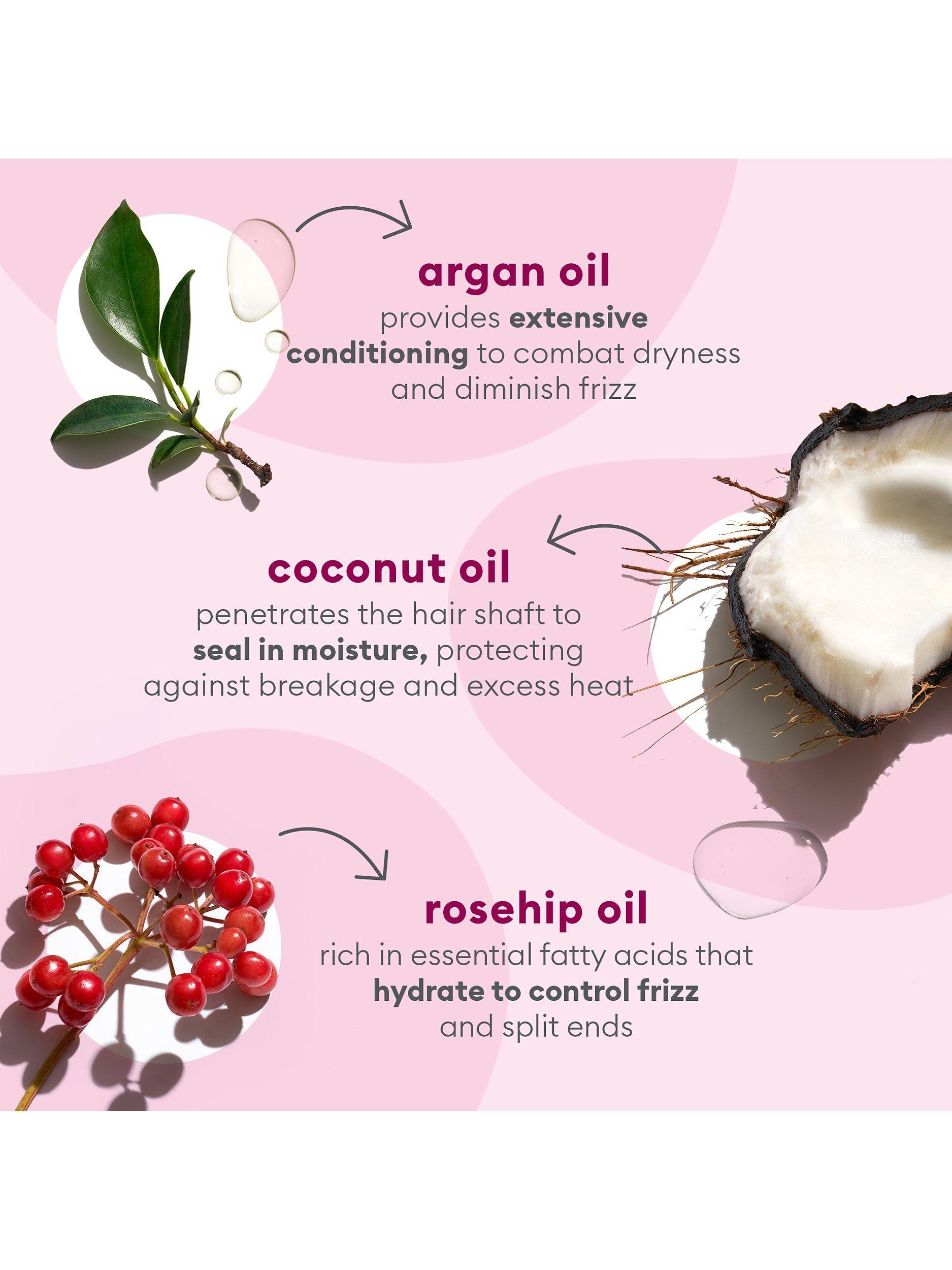 Product image 4 of 9, which shows Briogeo Farewell Frizz™ Rosehip, Argan + Coconut Rosarco Milk Leave-In Conditioning Spray, 147ml