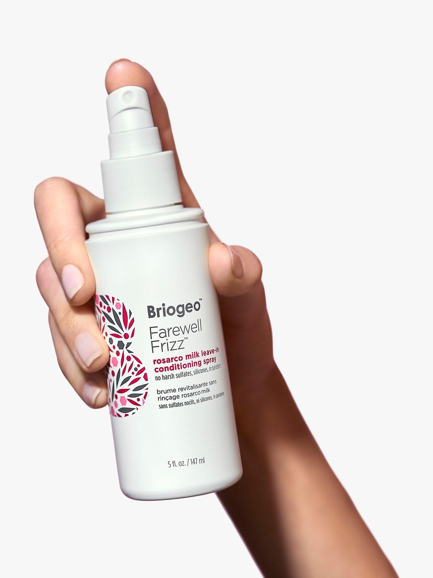 Product image 6 of 9, which shows Briogeo Farewell Frizz™ Rosehip, Argan + Coconut Rosarco Milk Leave-In Conditioning Spray, 147ml
