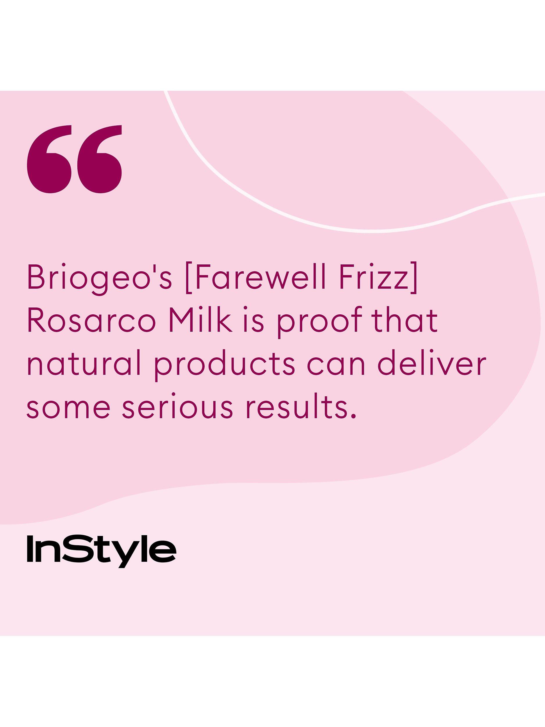 Product image 7 of 9, which shows Briogeo Farewell Frizz™ Rosehip, Argan + Coconut Rosarco Milk Leave-In Conditioning Spray, 147ml