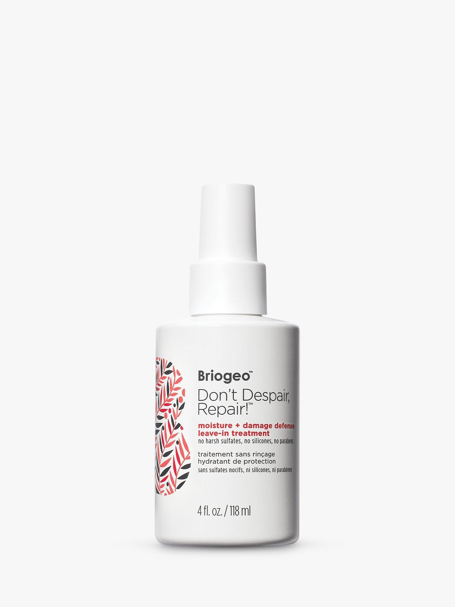Product image 1 of 10, which shows Briogeo Don't Despair, Repair!™ Argan Oil + Ceramides Moisture + Damage Defense Leave-In Treatment, 118ml